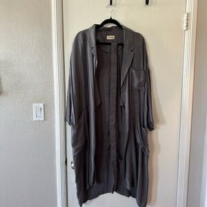 American Vintage Gray Trench Coat